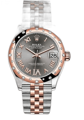 Rolex Datejust 31 Everose Rolesor — Mother-of-Pearl Diamond Dial | Ref. 278341RBR