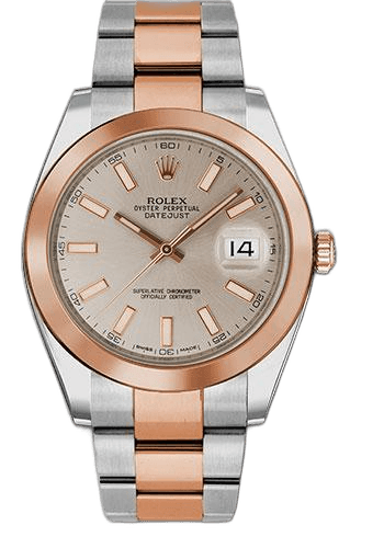 Rolex Datejust 41 Everose Rolesor — Sundust Index Dial | Ref. 126301
