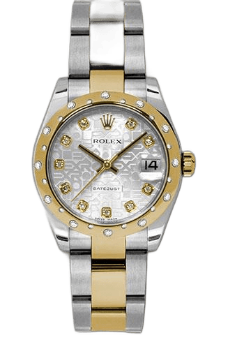 Rolex Datejust Yellow Rolesor — Silver Jubilee Diamond Dial | Ref. 178343
