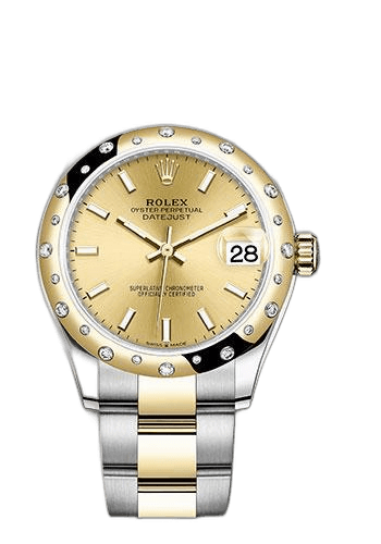 Rolex Datejust 31 Yellow Rolesor — Champagne Diamond Dial | Ref. 278343