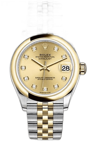 Rolex Datejust 31 Yellow Rolesor — Champagne Diamond Dial | Ref. 278243