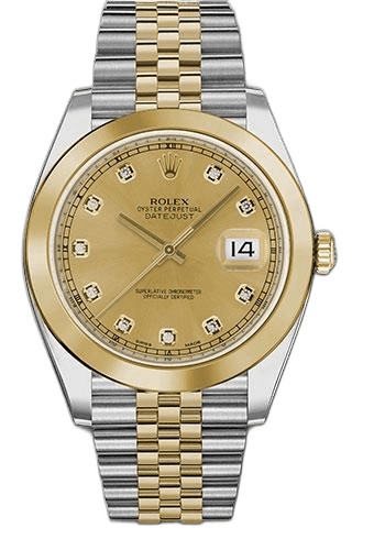 Rolex Datejust 41 Yellow Rolesor — Champagne Diamond Dial | Ref. 126303