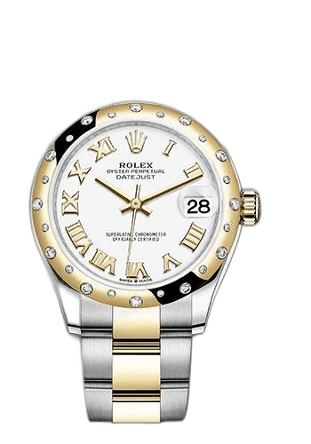 Rolex Datejust 31 Yellow Rolesor — White Roman Dial | Ref. 278343