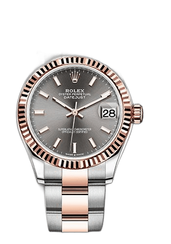 Rolex Datejust 31 Everose Rolesor — Dark Rhodium Index Dial | Ref. 278271