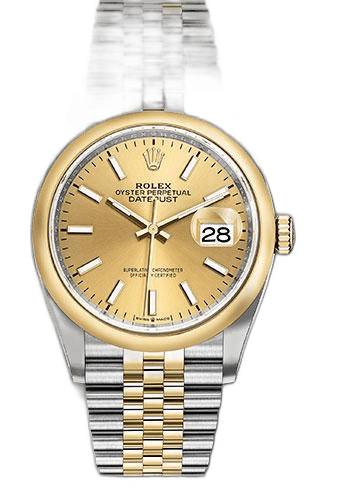 Rolex Datejust 36 Yellow Rolesor — Champagne Index Dial | Ref. 126203
