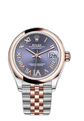 Rolex Datejust 31 Everose Rolesor — Chocolate Diamond Roman VI Dial