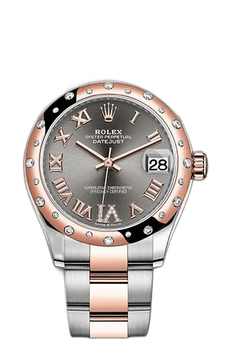 Rolex Datejust 31 Everose Rolesor — Mother-of-Pearl Diamond Dial | 24-Diamond Bezel