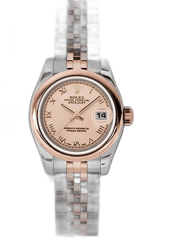 Rolex Datejust 26 Everose Rolesor — Pink Champagne Roman Dial | Ref. 179161