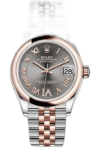 Rolex Datejust 31 Everose Rolesor — Mother-of-Pearl Diamond Dial