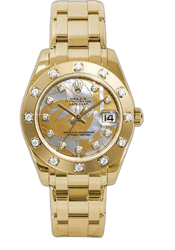 Rolex Datejust Yellow Gold — Goldust Dream Mother-Of-Pearl Diamond Dial | Ref. 81318