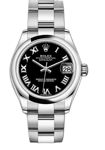 Rolex Datejust White Rolesor — Black Roman Dial | Ref. 278240