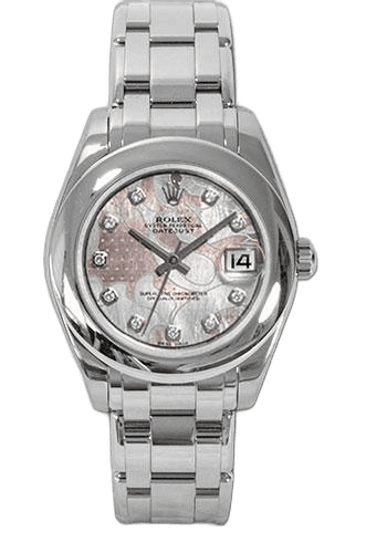 Rolex Datejust 34 White Gold — Goldust Dream Mother-of-Pearl Diamond Dial | Ref. 81209