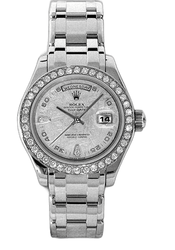 Rolex Day-Date 39 Platinum — Meteorite Diamond Dial | Ref. 18946