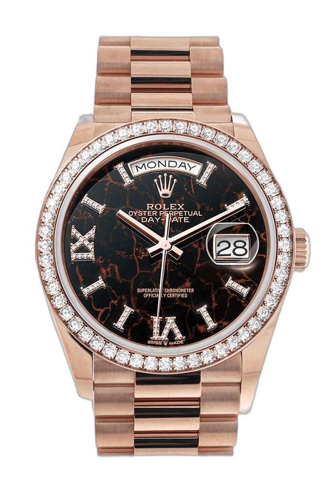 Rolex Day-Date 36 Gold — Eisenkiesel Dial | Ref. 128345RBR