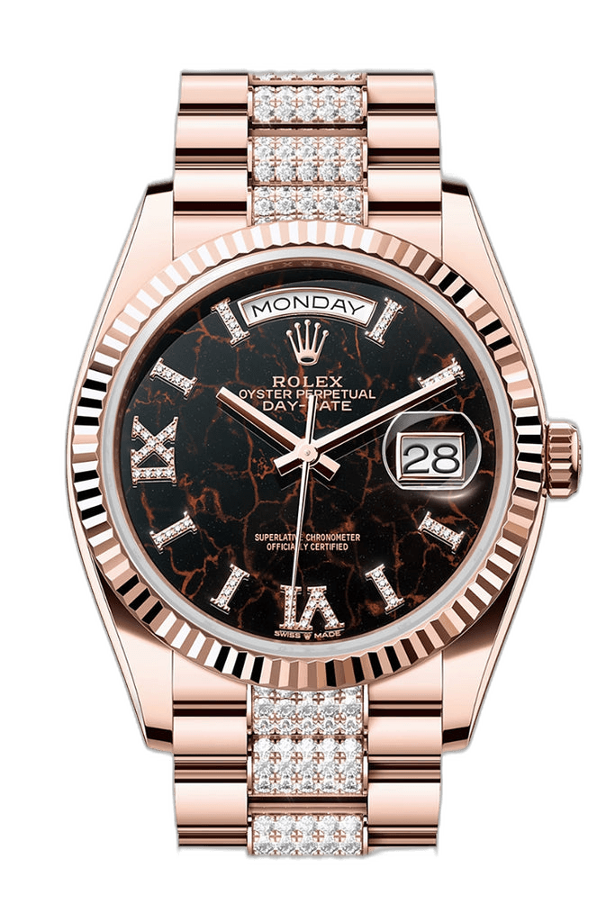 Rolex Day-Date 36 Gold — Eisenkiesel Dial | Ref. 128235