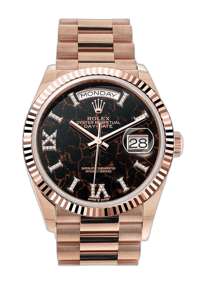 Rolex Day-Date 36 Gold — Eisenkiesel Dial | Ref. 128235