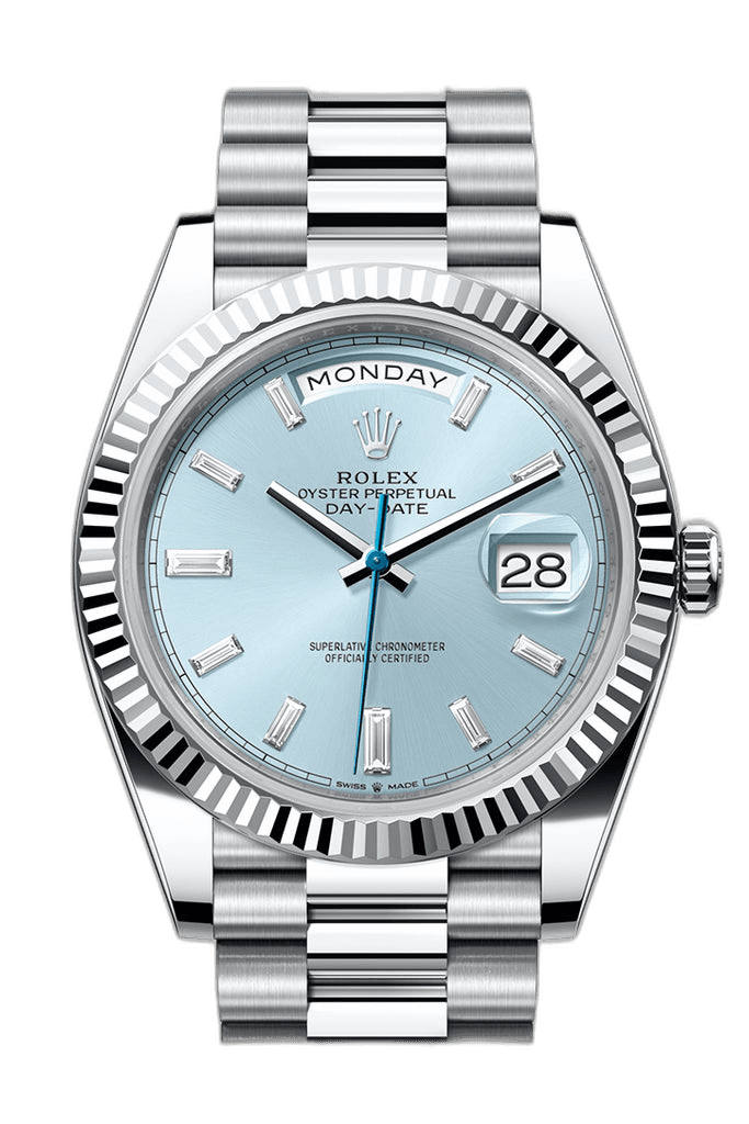 Rolex Day-Date 40 Platinum — Diamond Dial | Ref. 228236