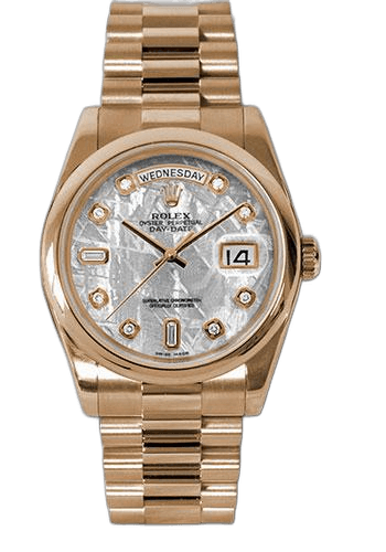 Rolex Day-Date 36 Yellow Gold — Meteorite Diamond Dial | Ref. 118205