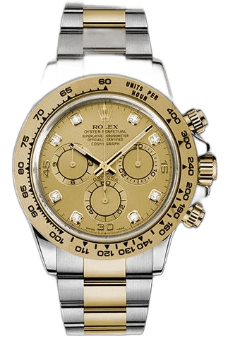 Rolex Daytona 40 Yellow Rolesor — Champagne Diamond Dial | Ref. 116503