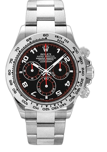 Rolex Daytona White Gold — Black Arabic Dial | Ref. 116509