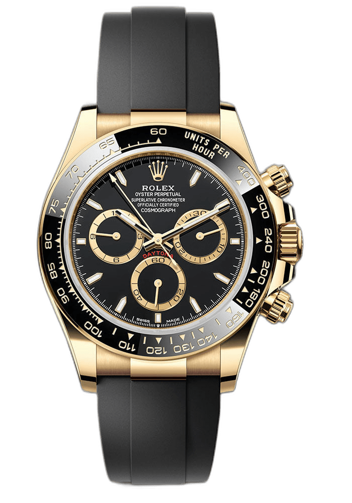 Rolex Daytona Yellow Gold — Black Cerachrom Bezel with Black Index Dial | Ref. 126518LN