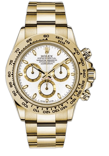 Rolex Daytona Yellow Gold — White Index Dial | Ref. 116508