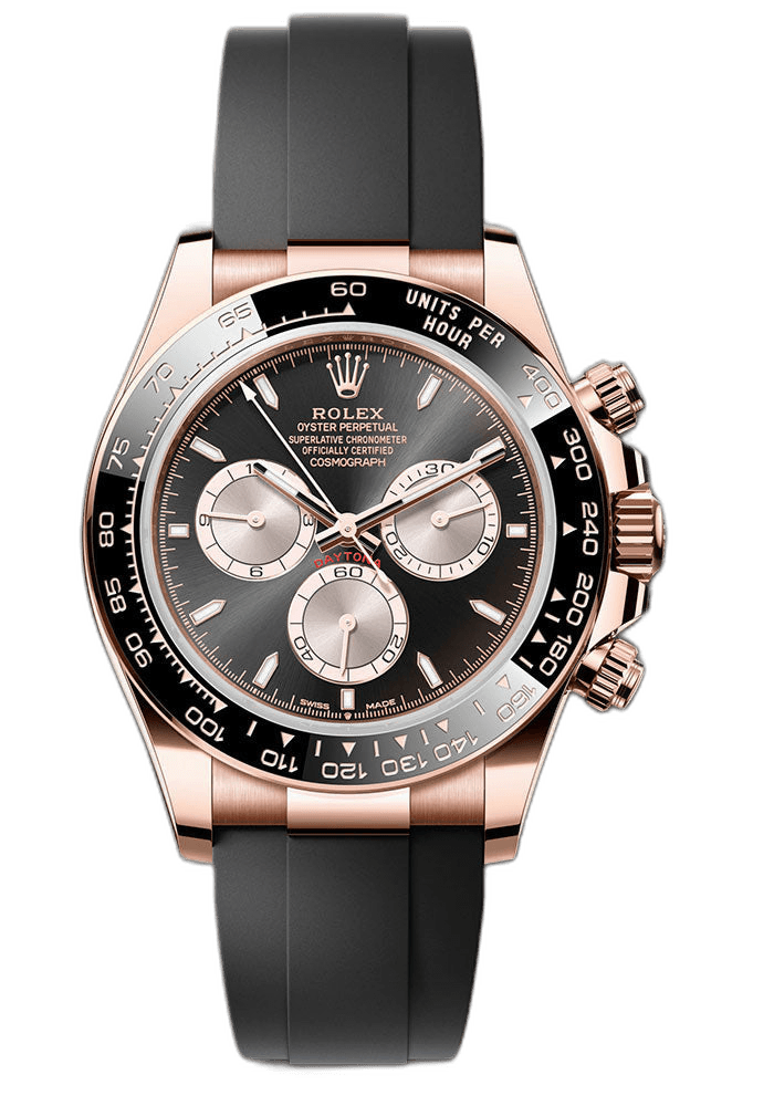 Rolex Daytona Everose Gold — Black Cerachrom Bezel, Black & Sundust Index Dial | Ref. 126515LN