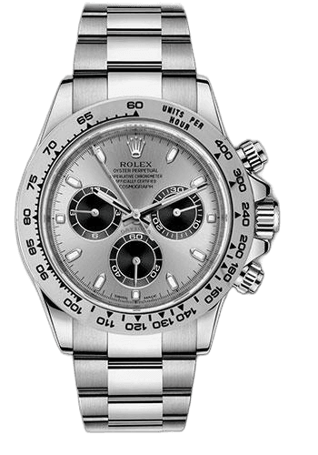 Rolex Daytona White Gold — Steel and Black Dial | Ref. 116509