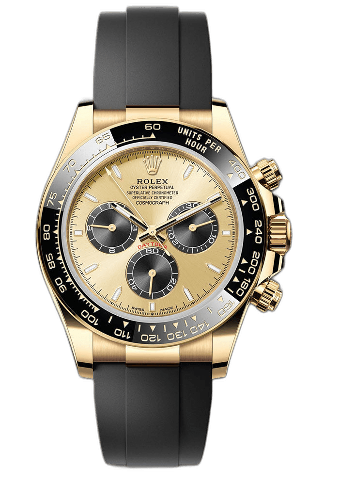 Rolex Daytona Yellow Gold — Black Cerachrom Bezel, Golden & Black Index Dial | Ref. 126518LN