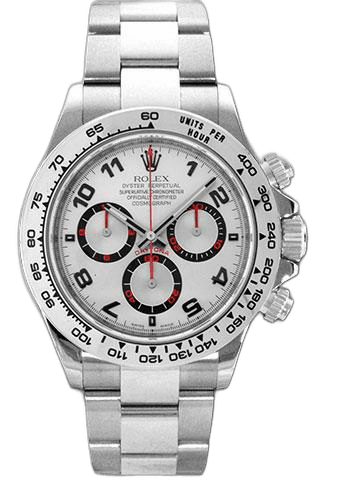 Rolex Daytona White Gold — Silver Arabic Dial | Ref. 116509
