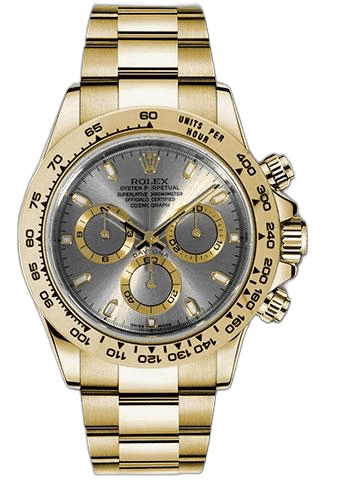 Rolex Cosmograph Daytona Yellow Gold — Steel Index Dial | Ref. 116508