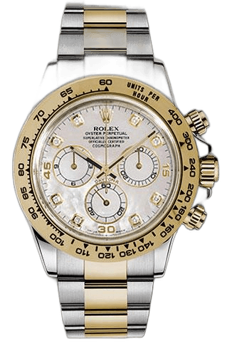Rolex Daytona Yellow Rolesor — Mother-of-Pearl Diamond Dial | Ref. 116503