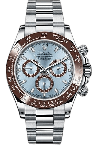Rolex Daytona Platinum — Ice Blue Index | Ref. 116506