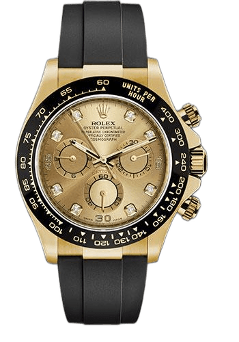 Rolex Daytona Yellow Gold — Champagne Diamond Dial | Ref. 116518LN