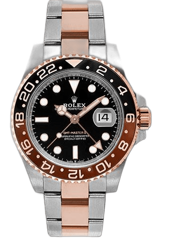 Rolex GMT-Master II Everose Rolesor — Black Dial, Root Beer Bezel | Ref. 126711CHNR