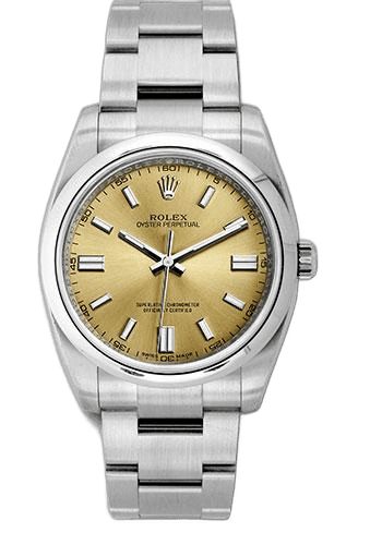 Rolex Oyster Perpetual 36 Steel — White Grape Index Dial | Ref. 116000