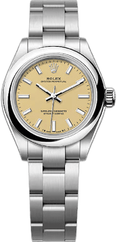 Rolex Oyster Perpetual 28 Oystersteel — Beige Dial | Ref. 276200