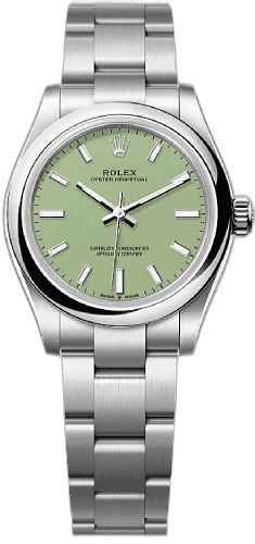 Rolex Oyster Perpetual 31 Oystersteel — Pistachio Green Dial | Ref. 277200