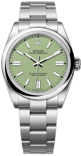 Rolex Oyster Perpetual 41 Oystersteel — Pistachio Green Dial | Ref. 134300