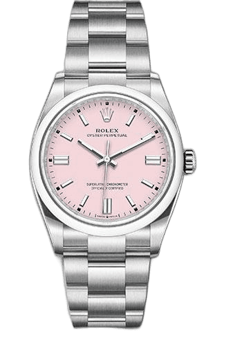 Rolex Oyster Perpetual 36 — Candy Pink Index Dial | Ref. 126000