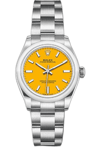 Rolex Oyster Perpetual 31 — Yellow Index Dial | Ref. 277200