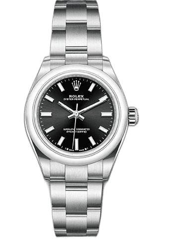Rolex Oyster Perpetual 28 — Black Index Dial | Ref. 276200