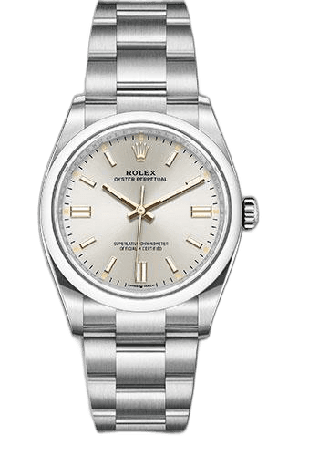 Rolex Oyster Perpetual 36 Oystersteel — Silver Index Dial | Ref. 126000