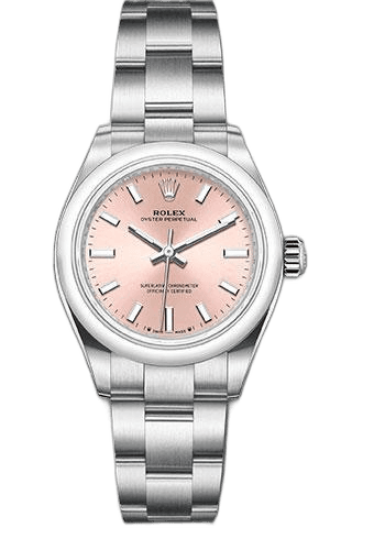Rolex Oyster Perpetual 28 Oystersteel — Pink Index Dial | Ref. 276200