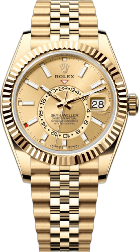 Rolex Sky-Dweller 18 ct Yellow Gold — Champagne Dial | Ref. 336938