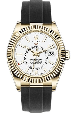 Rolex Sky-Dweller 42 Yellow Gold — White Index Dial | Ref. 326238