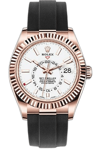 Rolex Sky-Dweller Everose Gold — White Index Dial | Ref. 326235