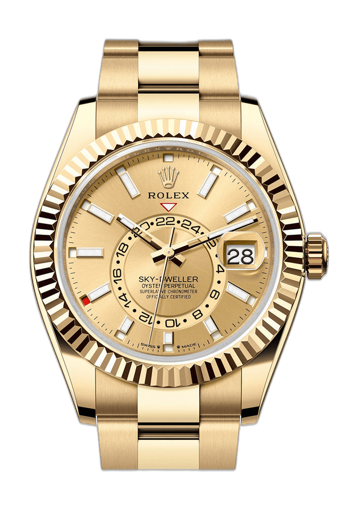 Rolex Sky-Dweller Yellow Gold — Champagne Dial | Ref. 336238