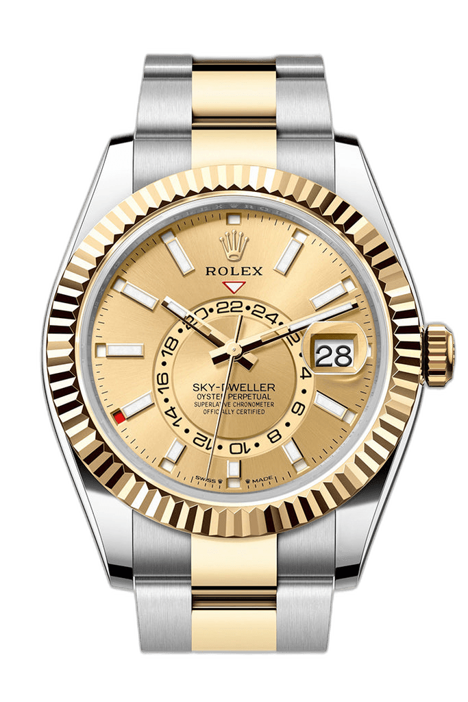 Rolex Sky-Dweller Yellow Gold — Champagne Dial | Ref. 336933