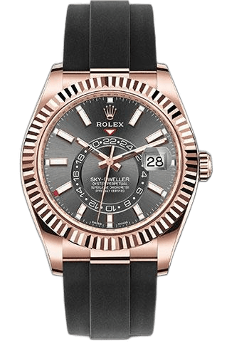 Rolex Sky-Dweller Gold — Slate Index Dial | Ref. 326235